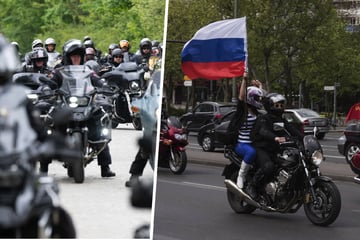 "Siegestour" der Russen-Rocker: "Nachtwölfe" knattern durch Sachsen