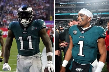 Eagles drama: QB Jalen Hurts reacts to heated sideline tiff with AJ Brown