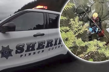 Wanderin stürzt mehrere Meter tief in Fluss: Hund überlebt, Suche nach Frau läuft auf Hochtouren