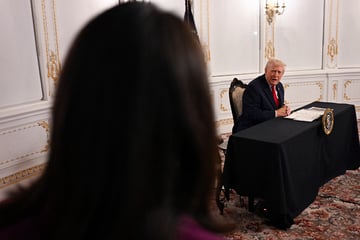 Trump goes after latest female reporter in meltdown over question: "Are you stupid?"