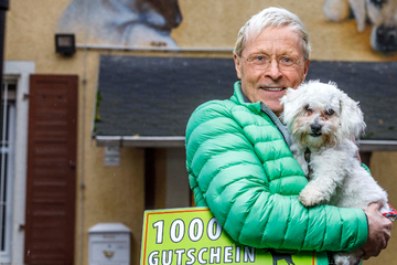 Wolle hat ein Herz für Hunde: 1000 Euro Futtergeld für ihre neuen Herrchen
