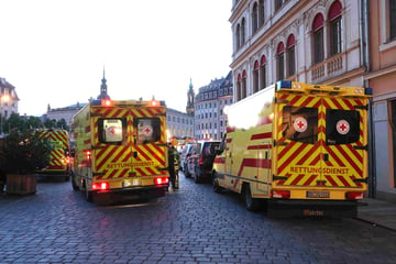 Dresden: Alarm am Dresdner Neumarkt: Drei Verletzte bei Feuer