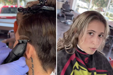 Frau will lose Girly-Look: The power of the Friseur aus ihr