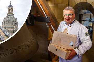 Dresden: In 29 Meter Höhe: Bäckermeister Zopp lässt seine Stollen im Glockenturm reifen