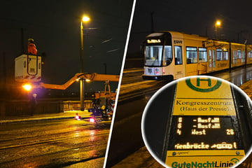 Dresden: Vereiste Oberleitungen legen Marienbrücke lahm!