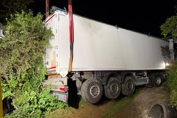 Trucker in misslicher Lage: Kräfte rücken zu komplizierter Bergung aus