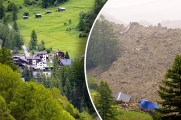 Bergsturz in der Schweiz: Person vermisst - jetzt droht nächste Katastrophe