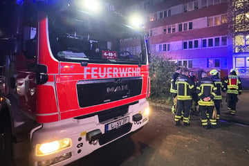 Leipzig: Feuerwehr mit Großaufgebot: Schon wieder Alarm in der Langen Lene!