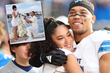 Brooklyn Ja-Ja: Deutscher NFL-Profi St. Brown verlobt sich mit Jugendliebe