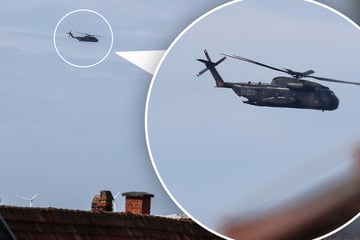 Militärhubschrauber über sächsischem Wohngebiet unterwegs: Was war hier los?