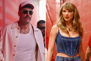 Taylor Swift and Travis Kelce seen leaving Chiefs opener hand-in-hand