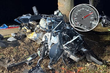 Tacho stoppt bei 220: Audi an Baum in Stücke gerissen, Fahrer (†41) stirbt an Unfallstelle