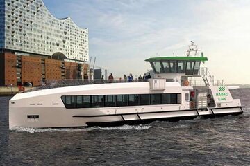 Hamburg: Baustart für neue Generation Hafenfähren: Länger, schneller, emissionsfrei