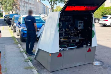 Leipzig: Beim Aufbau erwischt: Leipzigs Superblitzer hat einen neuen Platz
