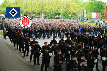 HSV gegen St. Pauli im Liveticker: Fanmärsche unterwegs zum Volkspark
