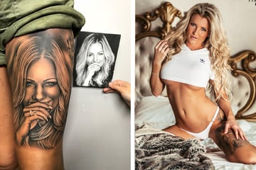 Erotikmodell RoxxyX hat riesiges Helene-Fischer-Tattoo: Und was sagen die Männer?