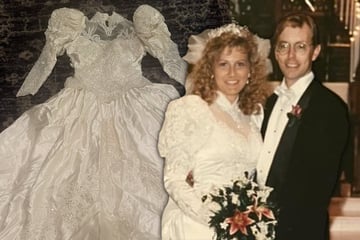 Frau holt Brautkleid nach 30 Jahren aus Kiste: Was sie dann sehen muss, verursacht pures Entsetzen