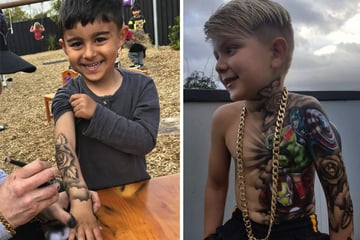 Die Kunden dieses Tattoo-Künstlers sind im Schnitt sechs Jahre alt!