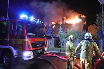 Dresden: Einfamilienhaus in Cossebaude abgebrannt: Es "existiert nicht mehr"