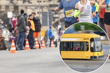 Dresden: Sperrungen wegen Dresdner Citylauf: Straßen dicht, auch Bahnverkehr umgeleitet