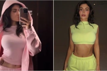 Kylie Jenner flaunts tiny waist for newest drop