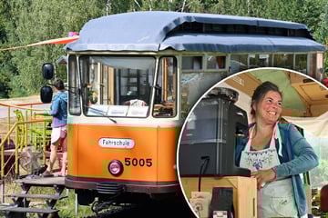 Leipzig: Erst Linie, dann Fahrschule und jetzt Café - Das 3. Leben einer Leipziger Straßenbahn