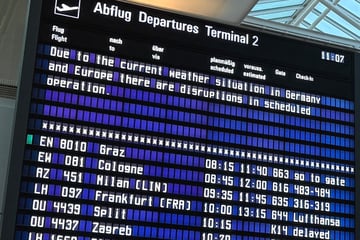 München: Warnung vor Sturm und Hagel: Abfertigungsstopp am Münchner Flughafen