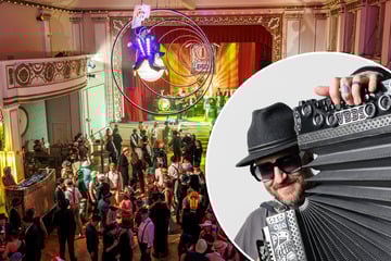 Dresden: Schräger Harmonika-Spieler soll Hutball rocken