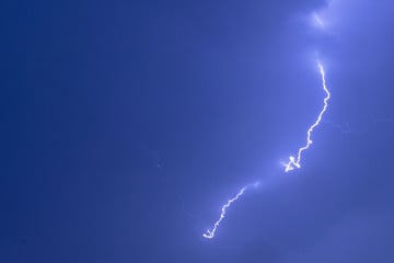 Rund 7700 Blitze in Thüringen eingeschlagen