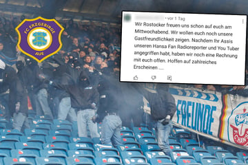 Aue gegen Rostock: Fans wird schon vor dem Spiel gedroht!