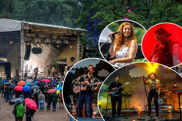 Dresden: "Viel besser als die Kack-Hitze": Feierwütige trotzen Regen auf dem "Come To The Woods"-Festival