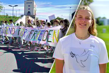 Chemnitz: Friedensdemo in Chemnitz: Tausende Schüler auf der Straße