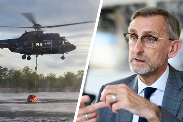 Hubschrauber für die Feuerwehr: Innenminister plant den Löschangriff aus der Luft