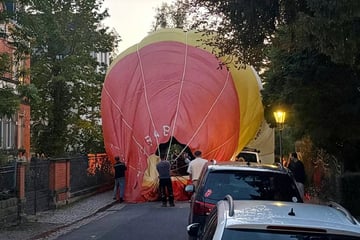 Dresden: Ballon-Landung mitten im Dresdner Wohngebiet: Pilot erklärt das waghalsige Manöver