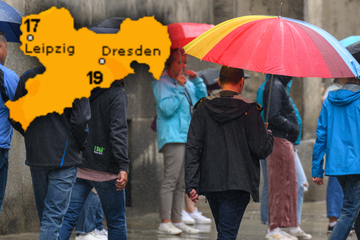 Sommerkleid weg, Regenjacke an: So ungemütlich wird das Wetter jetzt in Sachsen