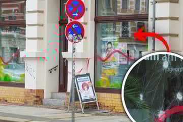 Leipzig: Angriff auf Grünen-Parteibüro: Täter hinterlassen Sprühfarbe und eingeschlagene Scheiben