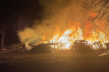 Feuerwehreinsatz im Harz: Gartenlaube brennt lichterloh