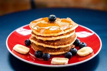 Dieses Rezept für amerikanische Pancakes ohne Eier gelingt garantiert