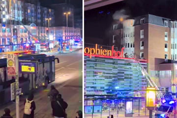 Feuer über Einkaufszentrum: Mehrere Menschen vermisst