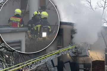 Leipzig: Feuerwehreinsatz in Gohlis: Gebäude in Flammen, Georg-Schumann-Straße dicht