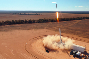 Kerzenwachs-Antrieb: Rakete eines deutschen Start-ups in Australien geborgen