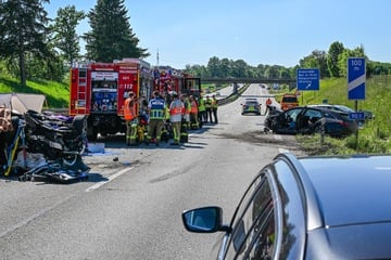 Unfall A8: Geisterfahrer verursacht Horror-Unfall auf A8: Zwei Verletzte aus Klinik entlassen