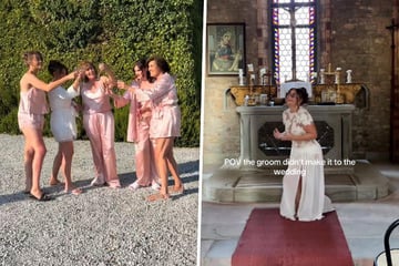 Braut wird sitzen gelassen - und feiert trotzdem ihre Hochzeit