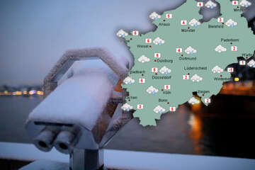 Winterliches Wetter in NRW: Schneefall auch im Tiefland möglich