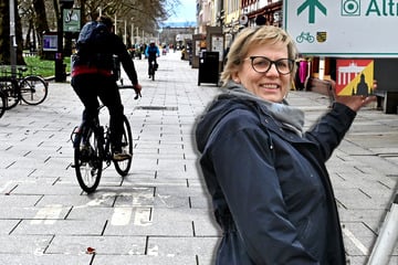 Dresden: Bröckel-Piktogramme und ein nagelneuer Wegweiser in Dresden