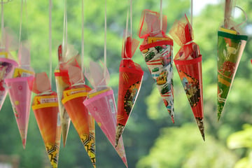 Zuckertüten-Tag in Thüringen: Spielt das Wetter mit?