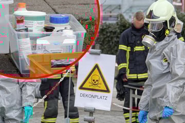 Gefährliche Stoffe in Freital entdeckt? Feuerwehr rückt in Schutzanzügen aus