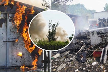 Flammen in Gartenanlage: Schöne Laube nach Feuer nur noch Schutt und Asche