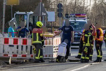 Gasaustritt bei Bauarbeiten: Fünf Häuser evakuiert