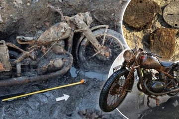 Niedrigwasser legt deutsche Soldaten und Motorrad frei: Jetzt soll die Identität der Toten geklärt werden